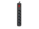 Listwa zasilająca R5 5m 5x230V PL 10A Czarna Armac