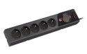 Listwa zasilająca Z5 1.5M 5x230V 10A Z5/15/CZ czarna Armac