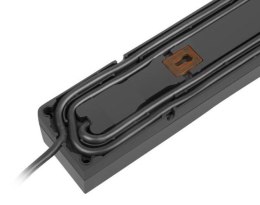 Listwa zasilająca Z5 3m 5x230V 10A Z5/30/CZ czarna Armac