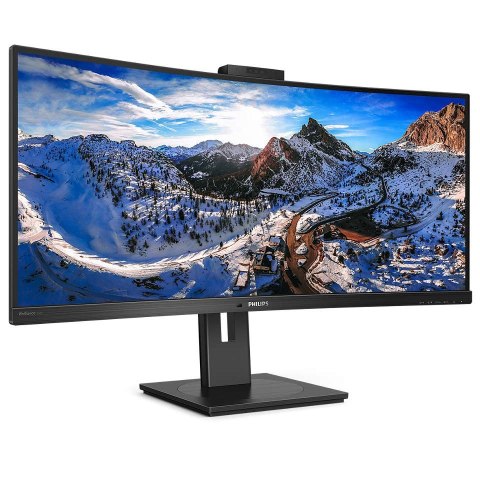 Monitor 346P1CRH 34 cale VA Curved HDMI DP USB-C Kamera Philips