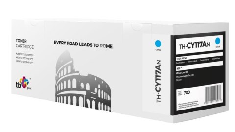 Toner do HP 117A W2071A błękitny TH-CY117AN 100% nowy TB Print Toner do HP 117A W2071A błękitny TH-CY117AN 100% nowy TB Print