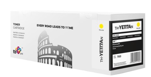 Toner do HP 117A W2072A żółty TH-YE117AN 100% nowy TB Print Toner do HP 117A W2072A żółty TH-YE117AN 100% nowy TB Print
