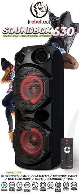 Głośnik Bluetooth karaoke SoundBox 630 Rebeltec
