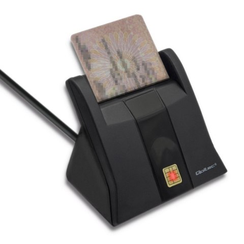 Inteligentny czytnik chipowych kart ID | USB 2.0 | Plug&play Qoltec Inteligentny czytnik chipowych kart ID | USB 2.0 | Plug&play Qoltec