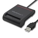 Inteligentny czytnik chipowych kart ID | USB2.0 | Plug&play Qoltec