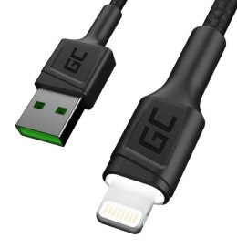 Kabel GC Ray USB - Lightning 200 cm, podświetlenie LED Green Cell