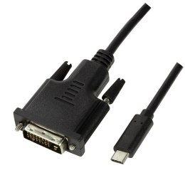 Kabel USB-C do DVI dł. 1,8m LogiLink