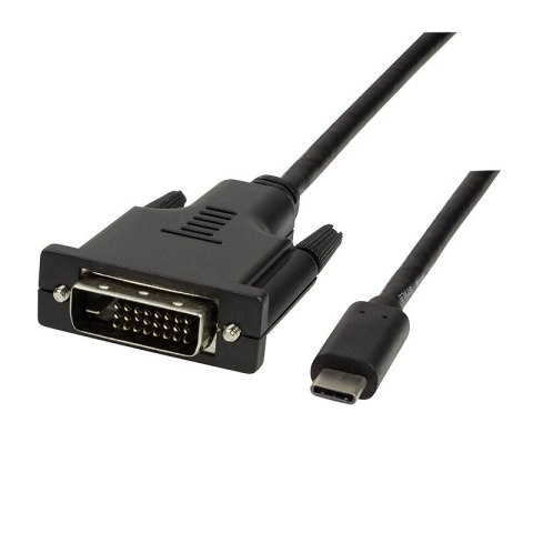 Kabel USB-C do DVI dł. 3m LogiLink Kabel USB-C do DVI dł. 3m LogiLink