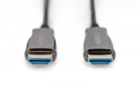 Kabel połączeniowy hybrydowy AOC HDMI 2.0 Premium HighSpeed 4K/60Hz UHD HDMI A/HDMI A M/M czarny 15m Digitus