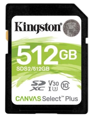 Karta pamięci SD 512GB Canvas Select Plus Kingston