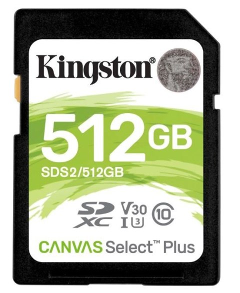 Karta pamięci SD 512GB Canvas Select Plus Kingston