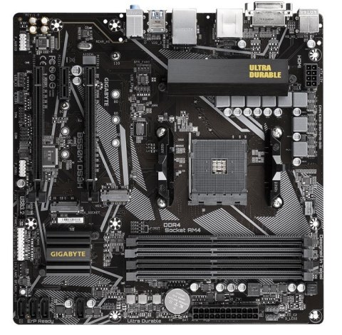 Płyta główna B550M DS3H AM4 4DDR4 HDMI/DVI M.2 USB3.2 mATX Gigabyte Płyta główna B550M DS3H AM4 4DDR4 HDMI/DVI M.2 USB3.2 mATX Gigabyte
