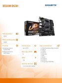 Płyta główna B550M DS3H AM4 4DDR4 HDMI/DVI M.2 USB3.2 mATX Gigabyte