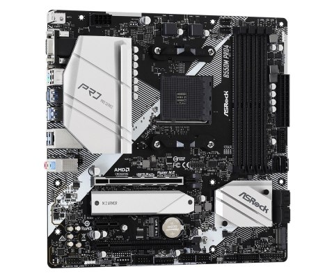 Płyta główna B550M Pro4 AM4 4DDR4 HDMI/DP/D-SUB M.2 mATX ASRock Płyta główna B550M Pro4 AM4 4DDR4 HDMI/DP/D-SUB M.2 mATX ASRock