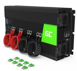 Przetwornica 12V/230V 3000W/6000W Czysty sinus Green Cell