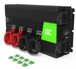 Przetwornica 24V/230V 3000W/6000W Czysty sinus Green Cell