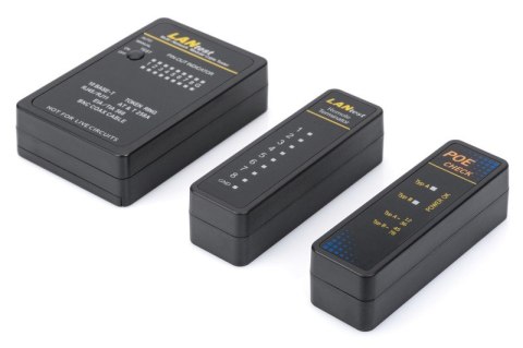 Tester kabli sieciowych i komunikacyjnych (RJ45, RJ12, RJ11, BNC) Digitus