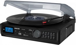 Gramofon STT 212U Cyfrowy tuner FM, USB/SD, MP3, BT Sencor