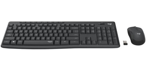 Klawiatura z myszką MK295 Silent Wireless Combo Graphite 920-00980 Logitech Klawiatura z myszką MK295 Silent Wireless Combo Graphite 920-00980 Logitech