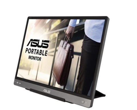 Monitor MB14AC 14 cali IPS FHD USB-C 9mm 0,59kg Przenośny ekran dodatkowy do notebooka Asus Monitor MB14AC 14 cali IPS FHD USB-C 9mm 0,59kg Przenośny ekran dodatkowy do notebooka Asus