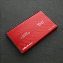 Obudowa na dysk HDD/SSD 2.5 cala SATA3 | USB 3.0 | Czerwona Qoltec