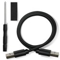 Obudowa na dysk HDD/SSD 2.5 cala SATA3 | USB 3.0 | Niebieska Qoltec