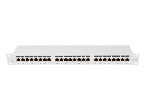 Patchpanel 24 port 1U KAT6A EK. PPSA-1024-S Szary Lanberg