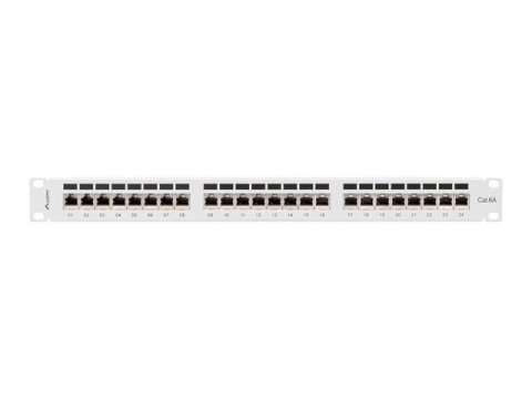 Patchpanel 24 port 1U KAT6A EK. PPSA-1024-S Szary Lanberg