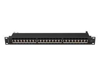 Patchpanel 24 port 1U KAT7 EK. PPS7-1024-B Czarny