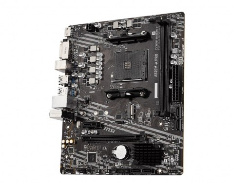 Płyta główna A520M-A PRO AM4 2DDR4 DVI/HDMI USB 3.2 mATX MSI