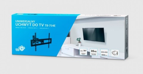 Uchwyt TV TB-754E do telewizora do 70 cali 35kg max VESA 600x400 TB Uchwyt TV TB-754E do telewizora do 70 cali 35kg max VESA 600x400 TB