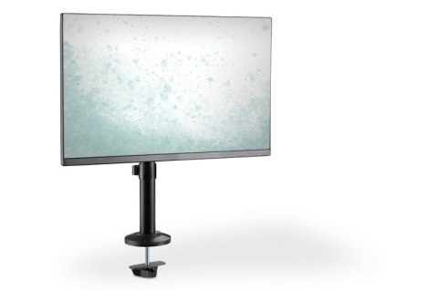 Uchwyt biurkowy kolumnowy pojedynczy 1xLCD max. 32 cale max. 8kg uchylno-obrotowy czarny Digitus