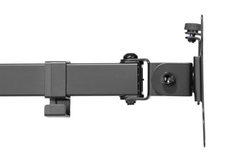 Uchwyt biurkowy pojedynczy z zaciskiem 1xLCD max. 32 cale max. 8 kg uchylno-obrotowy 270 (PIVOT) Digitus