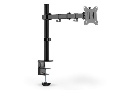 Uchwyt biurkowy pojedynczy z zaciskiem 1xLCD max. 32 cale max. 8 kg uchylno-obrotowy 270 (PIVOT) Digitus