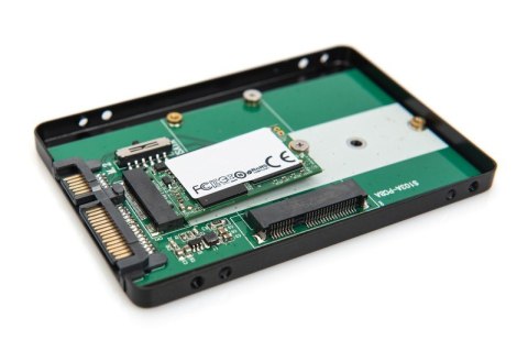 Adapter na dysk SATA/HDD 2,5" M.2 /mSATA SATA 3,6 Gbit/s, zapis do 520 MB/s Aluminiowa Digitus
