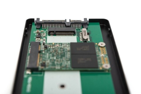 Adapter na dysk SATA/HDD 2,5" M.2 /mSATA SATA 3,6 Gbit/s, zapis do 520 MB/s Aluminiowa Digitus