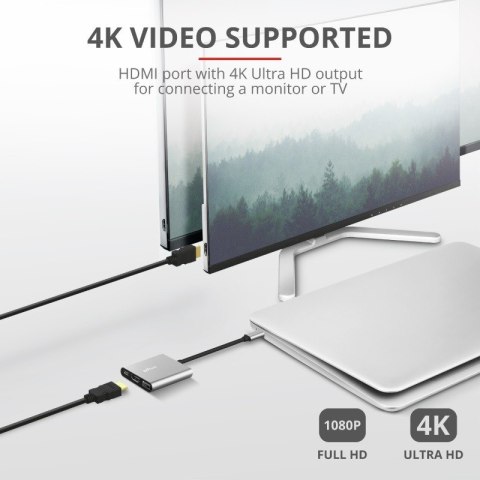 DALYX adapter USB C 3w1 Trust
