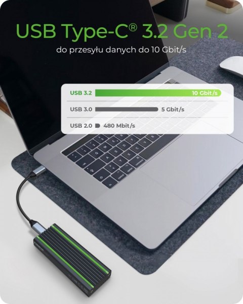 IB-1824ML-C31 Obudowa M.2 NVMe z oświetleniem RGB IcyBox IB-1824ML-C31 Obudowa M.2 NVMe z oświetleniem RGB IcyBox