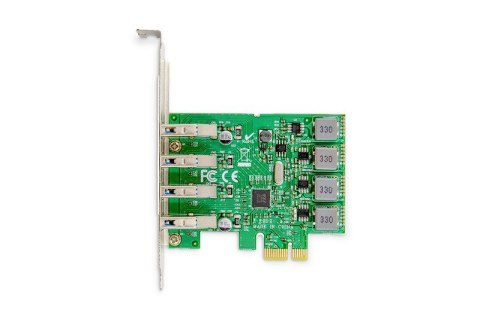 Karta rozszerzeń (Kontroler) USB 3.0 PCI Express 4xUSB 3.0 Low Profile Chipset: VL805 Digitus