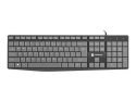 Klawiatura Nautilus US Slim 1.8m czarno-szara Natec