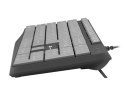 Klawiatura Nautilus US Slim 1.8m czarno-szara Natec