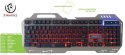 Klawiatura metalowa podwietlana gaming Rebeltec DISCOVERY 2 Rebeltec