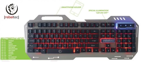 Klawiatura metalowa podwietlana gaming Rebeltec DISCOVERY 2 Rebeltec Klawiatura metalowa podwietlana gaming Rebeltec DISCOVERY 2 Rebeltec