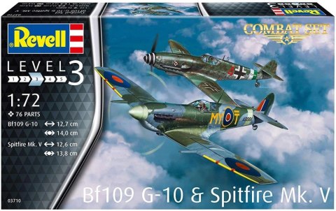 Model plastikowy BF109G-10 & Spitfire MK.V Revell Model plastikowy BF109G-10 & Spitfire MK.V Revell