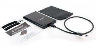 Obudowa zewnętrzna 2.5 cala USB 3.1 Czarna Gembird