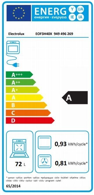 Piekarnik EOF3H40X Electrolux