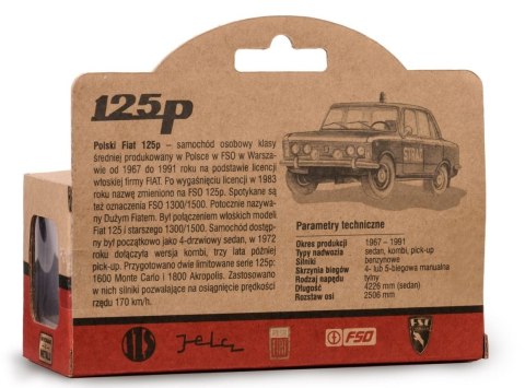 Pojazd PRL Fiat 125 Straż Daffi Pojazd PRL Fiat 125 Straż Daffi