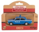 Pojazd PRL Fiat 125P Milicja Daffi