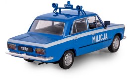 Pojazd PRL Fiat 125P Milicja Daffi
