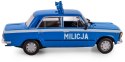 Pojazd PRL Fiat 125P Milicja Daffi